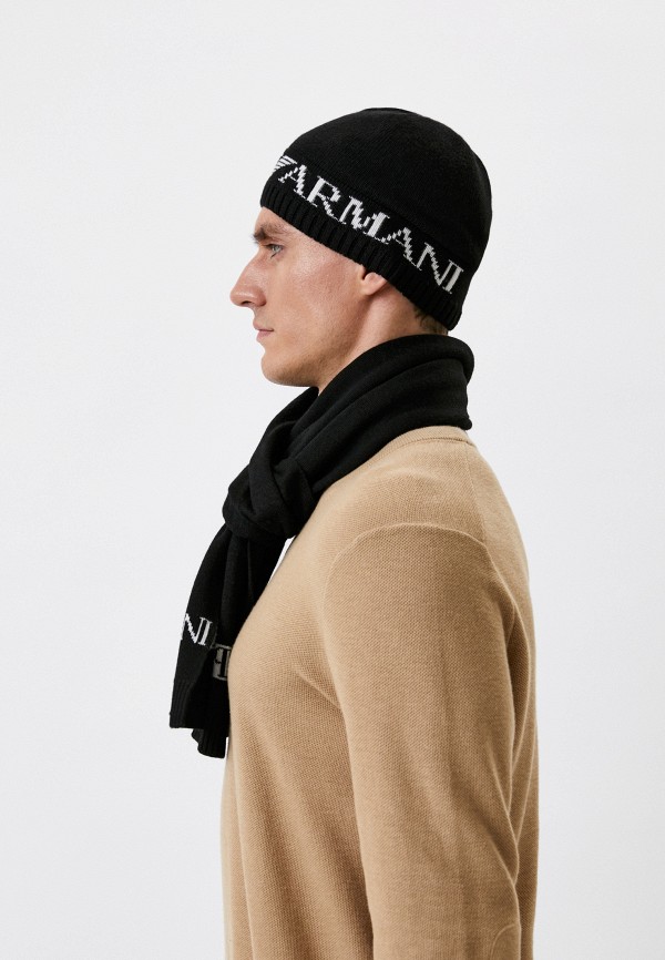 фото Шапка и шарф emporio armani
