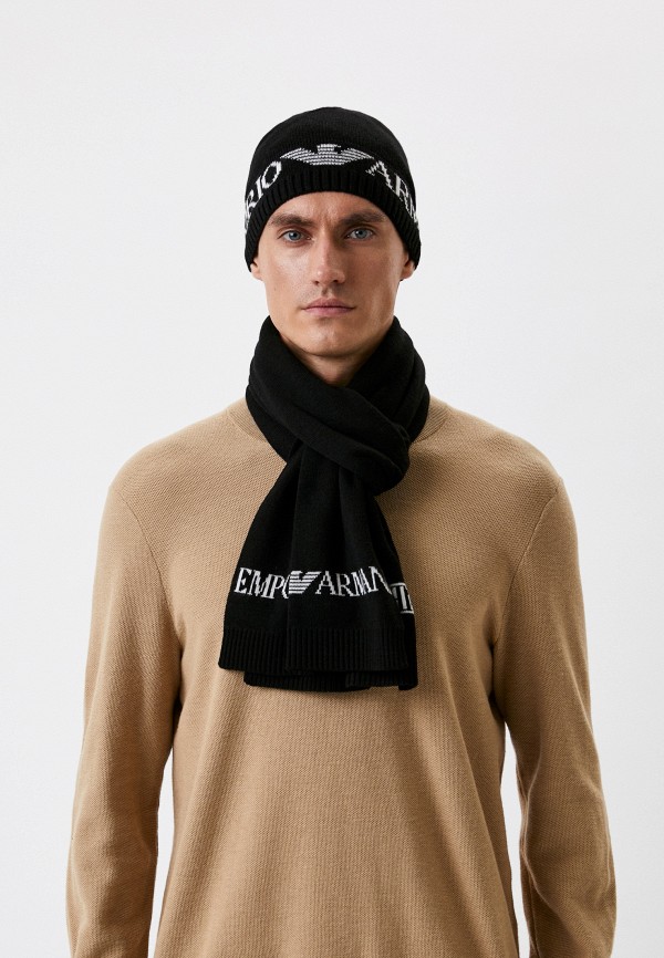 фото Шапка и шарф emporio armani