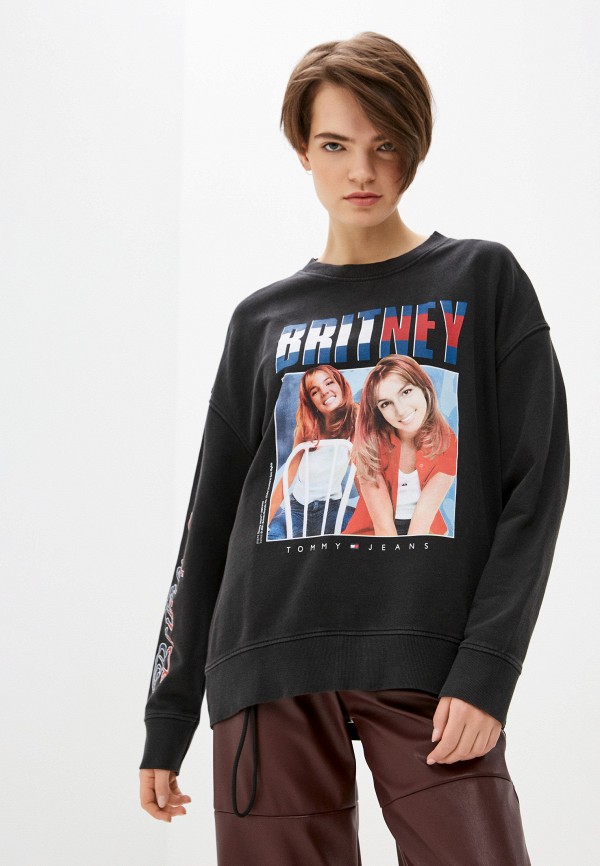 Свитшот Tommy Jeans, Черный, MUSIC VAULT 
Свитшот Tommy Jeans, Черный, MUSIC VAULT
