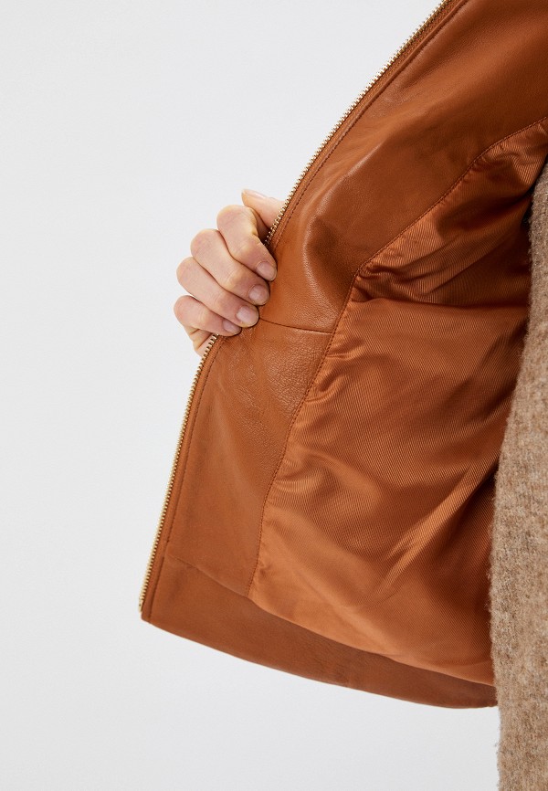 фото Куртка кожаная trussardi