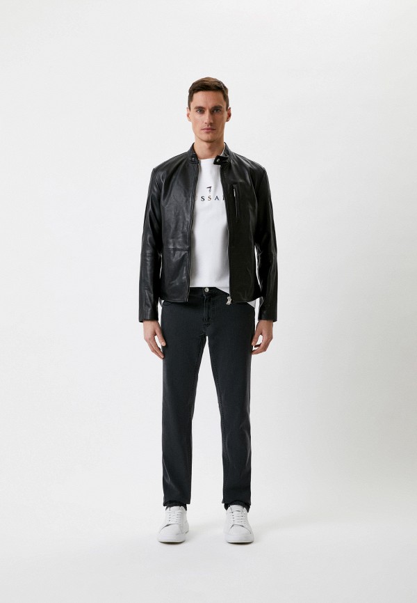 фото Куртка кожаная trussardi