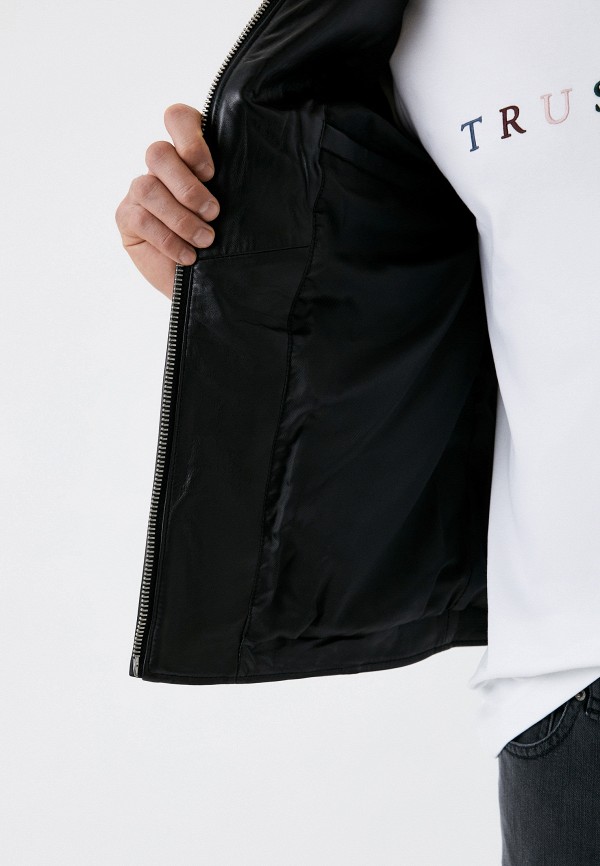 фото Куртка кожаная trussardi
