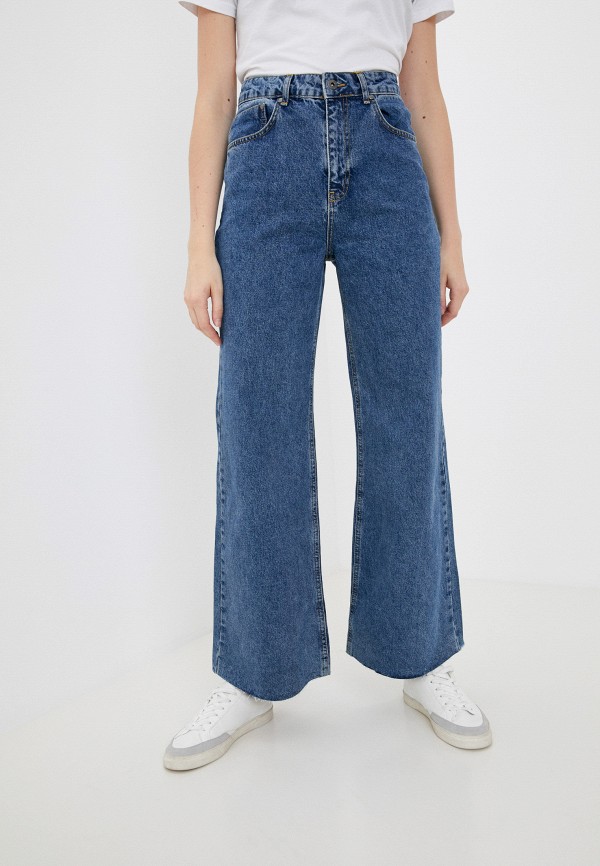 Джинсы Ragged Jeans, Синий, WIDE LEG 
Джинсы Ragged Jeans, Синий, WIDE LEG