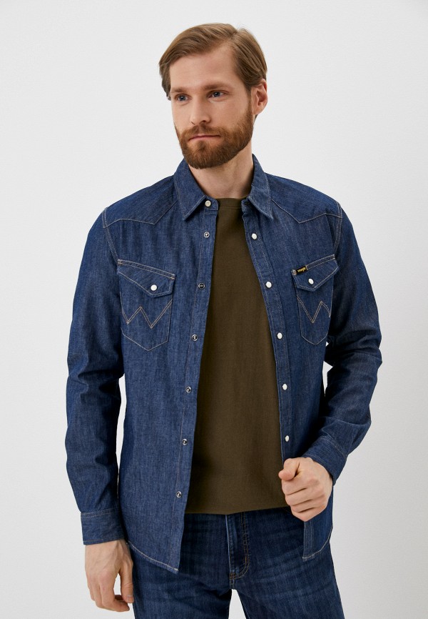 фото Рубашка джинсовая wrangler