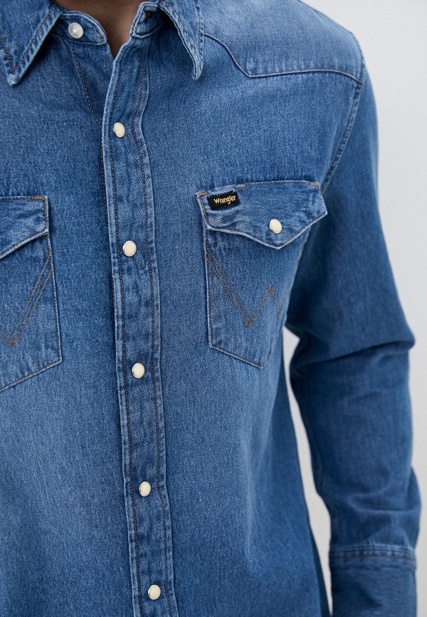 фото Рубашка джинсовая wrangler