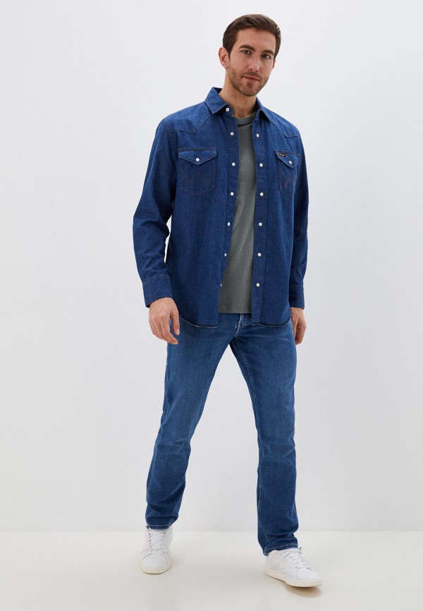 фото Рубашка джинсовая wrangler