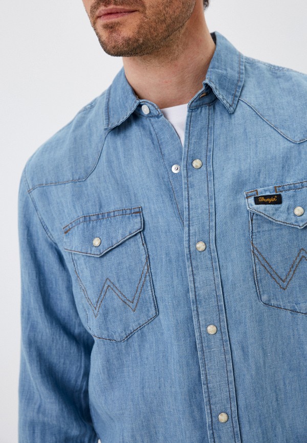 фото Рубашка джинсовая wrangler
