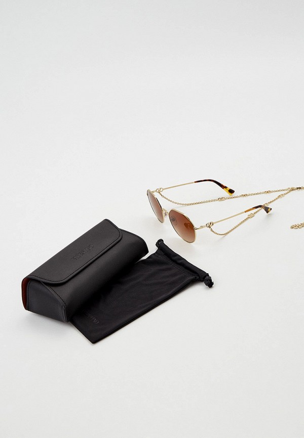 фото Очки солнцезащитные и цепочка valentino