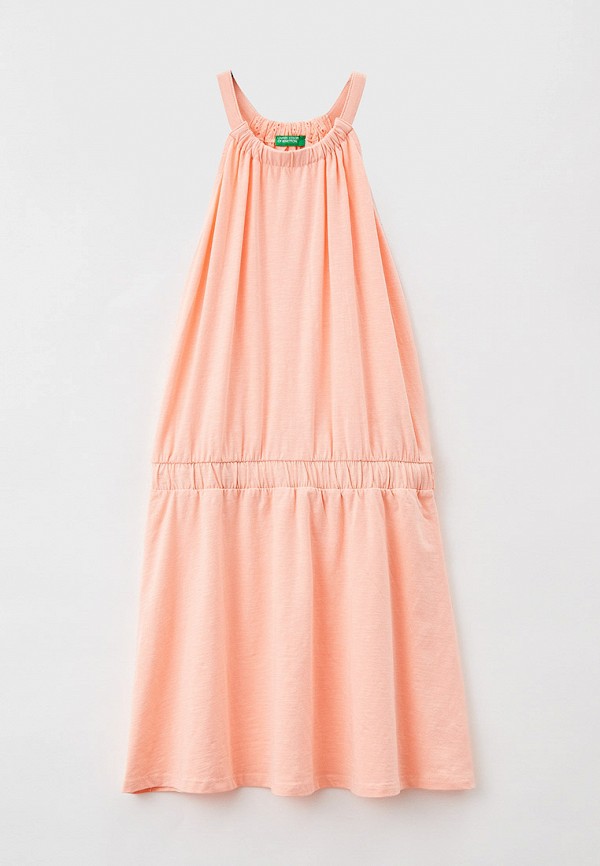 Сарафан United Colors of Benetton, Коралловый 
Сарафан United Colors of Benetton, Коралловый