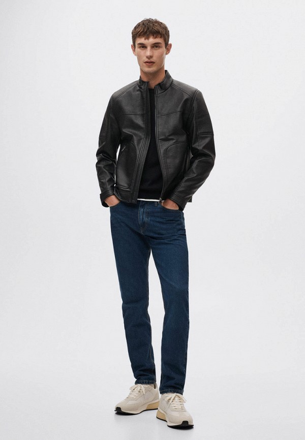 фото Куртка кожаная mango man