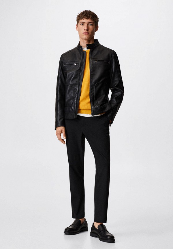 фото Куртка кожаная mango man