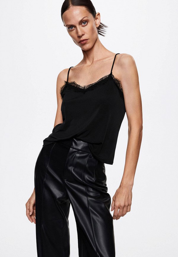 Топ Mango, Черный, ZOE 
Топ Mango, Черный, ZOE