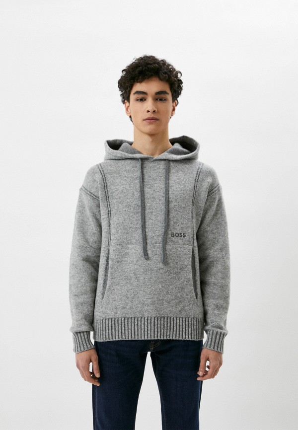 Худи Boss, Серый 
Худи Boss, Серый