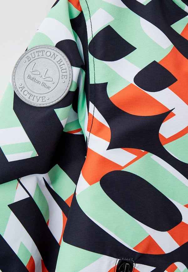 фото Ветровка button blue