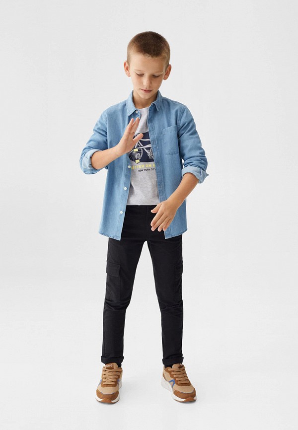 фото Рубашка джинсовая mango kids