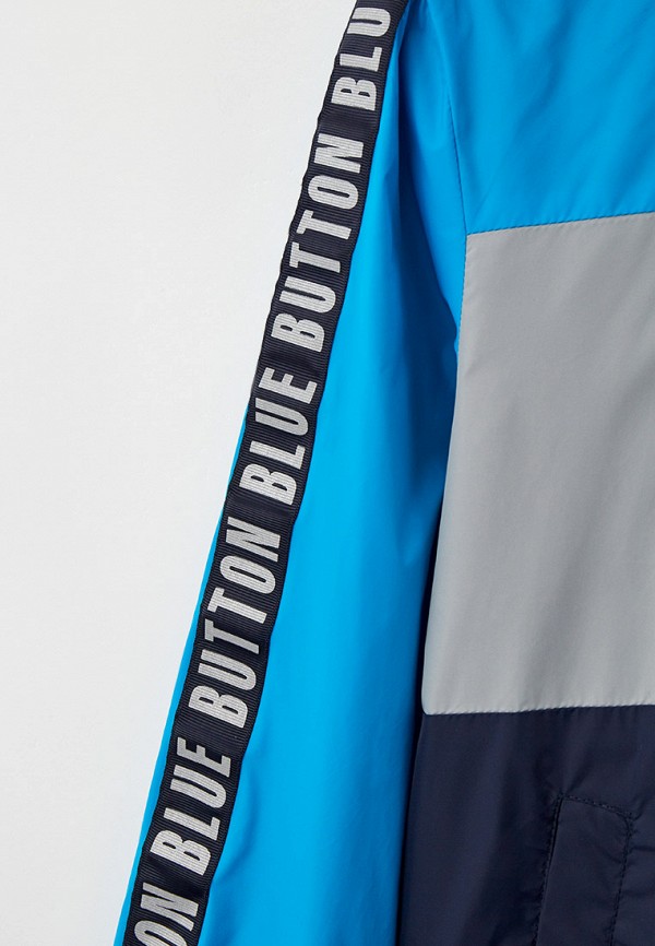 фото Ветровка button blue