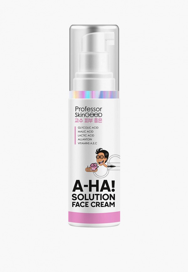 Крем для лица Professor SkinGood, Прозрачный, Увлажняющий "A-HA! SOLUTION FACE CREAM" с AHA-кислотами и витаминами А, Е и С, бережное увлажнение кожи, сужение пор, ровный тон лица, 50 мл
Крем для лица Professor SkinGood, Прозрачный, Увлажняющий "A-HA! SOLUTION FACE CREAM" с AHA-кислотами и витаминами А, Е и С, бережное увлажнение кожи, сужение пор, ровный тон лица, 50 мл