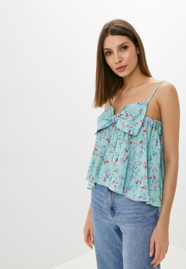 Топ Silvian Heach, Бирюзовый
Топ Silvian Heach, Бирюзовый