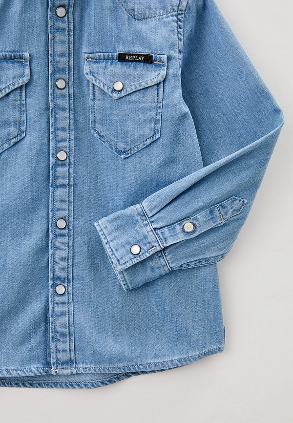 фото Рубашка джинсовая replay