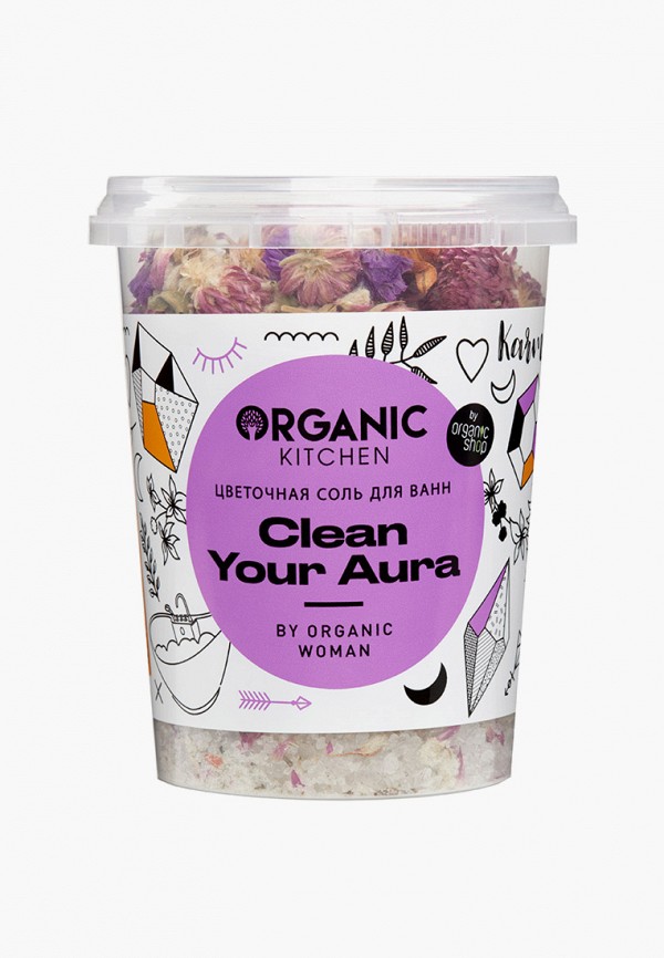 Соль для ванн Organic Kitchen, Прозрачный, цветочная "Clean your aura" by Organic Woman, 410 г
Соль для ванн Organic Kitchen, Прозрачный, цветочная "Clean your aura" by Organic Woman, 410 г