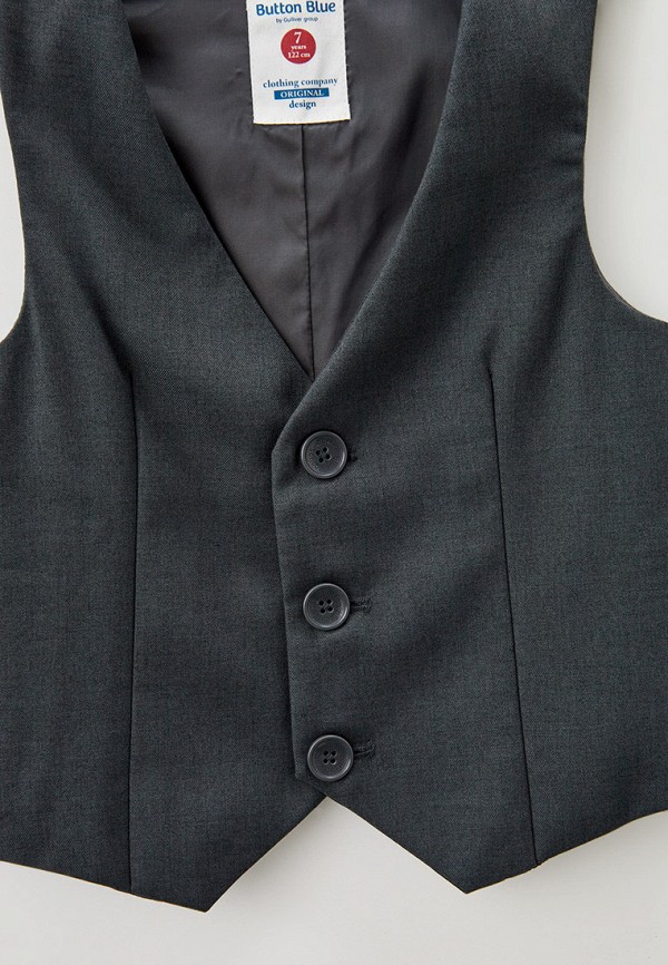 фото Жилет button blue