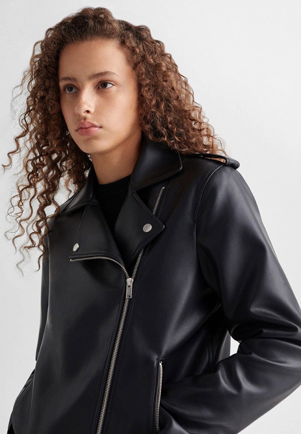 фото Куртка кожаная mango kids