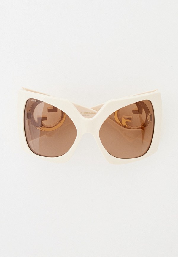 Очки солнцезащитные Gucci, Бежевый, GG1255S 002 
Очки солнцезащитные Gucci, Бежевый, GG1255S 002