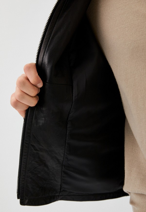 фото Куртка кожаная trussardi