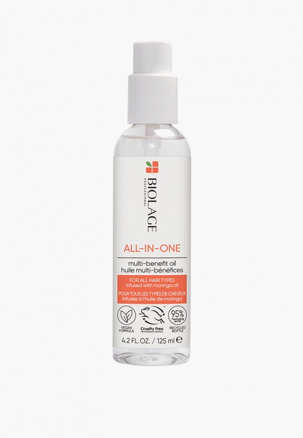 Масло для волос Matrix, Прозрачный, мультифункциональное Biolage All-In-One Multi-Benefit Oil, 125 мл
Масло для волос Matrix, Прозрачный, мультифункциональное Biolage All-In-One Multi-Benefit Oil, 125 мл