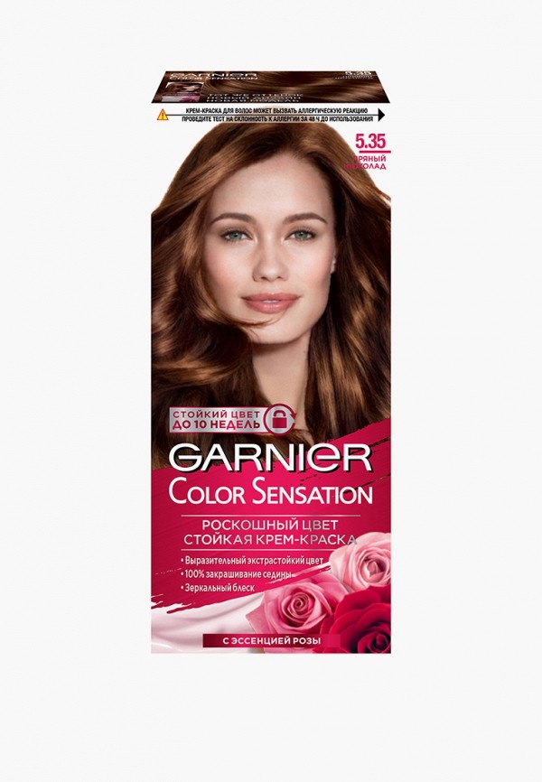 Краска для волос Garnier, Коричневый, Color Sensation, Роскошь цвета, оттенок 5.35, Пряный шоколад, 110 мл
Краска для волос Garnier, Коричневый, Color Sensation, Роскошь цвета, оттенок 5.35, Пряный шоколад, 110 мл