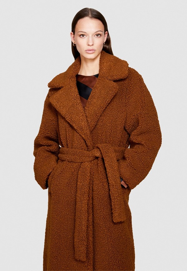 фото Пальто меховое sisley