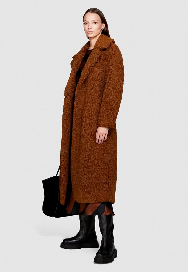 фото Пальто меховое sisley