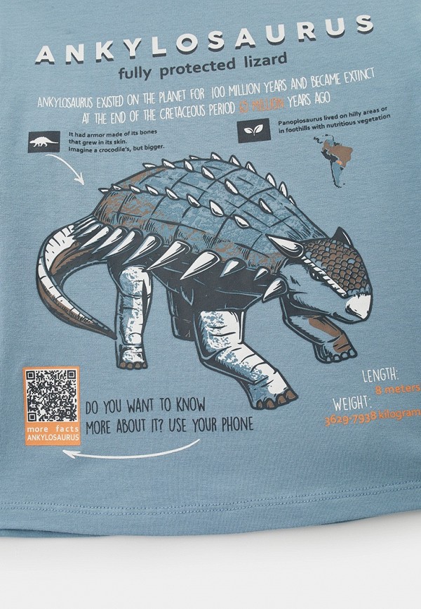 фото Лонгслив button blue