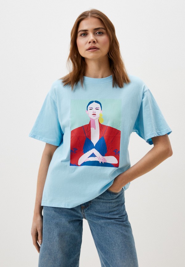 Футболка Denote, Голубой 
Футболка Denote, Голубой