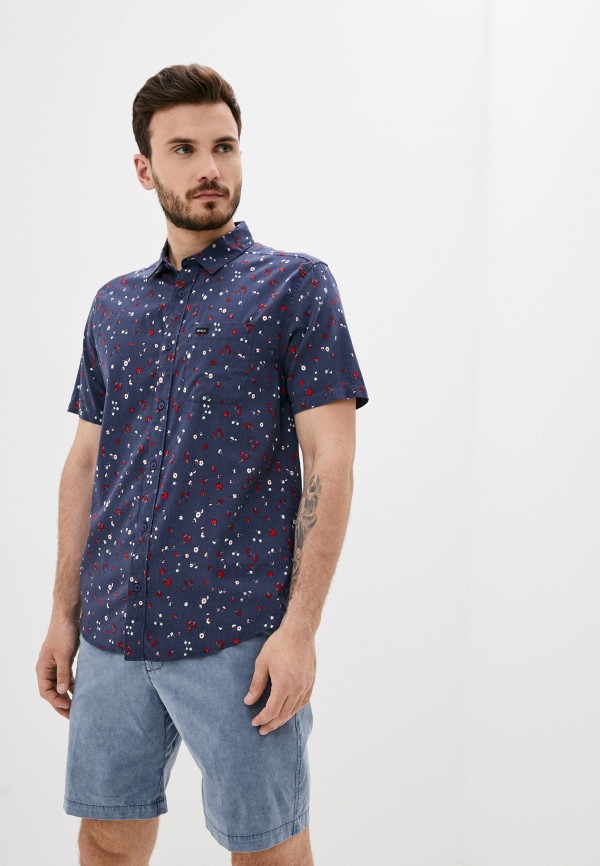 Рубашка RVCA, Синий, CALICO SS 
Рубашка RVCA, Синий, CALICO SS