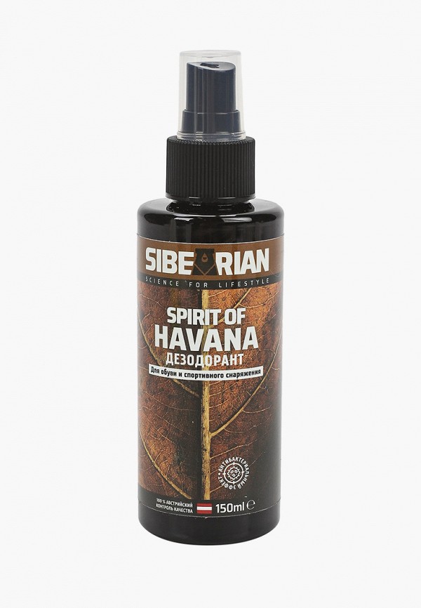 Дезодорант для обуви Sibearian, Прозрачный, Spirit of Havana, антибактериальный, 150 мл
Дезодорант для обуви Sibearian, Прозрачный, Spirit of Havana, антибактериальный, 150 мл