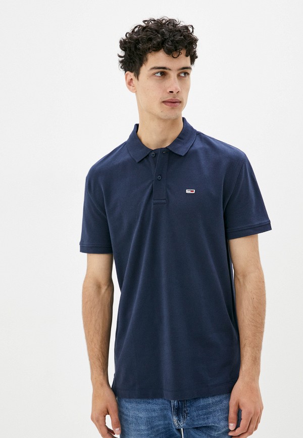 Поло Tommy Jeans, Синий 
Поло Tommy Jeans, Синий