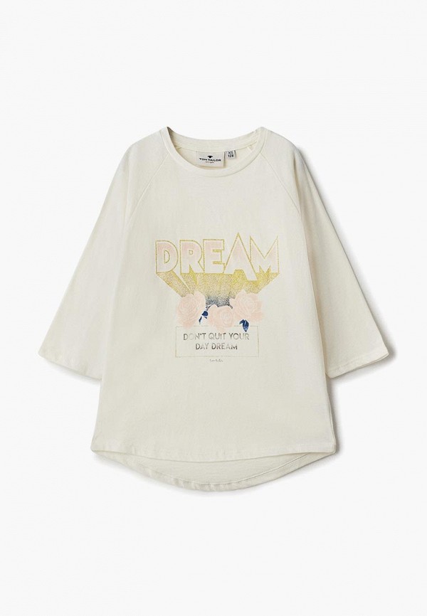 Лонгслив Tom Tailor, Белый 
Лонгслив Tom Tailor, Белый