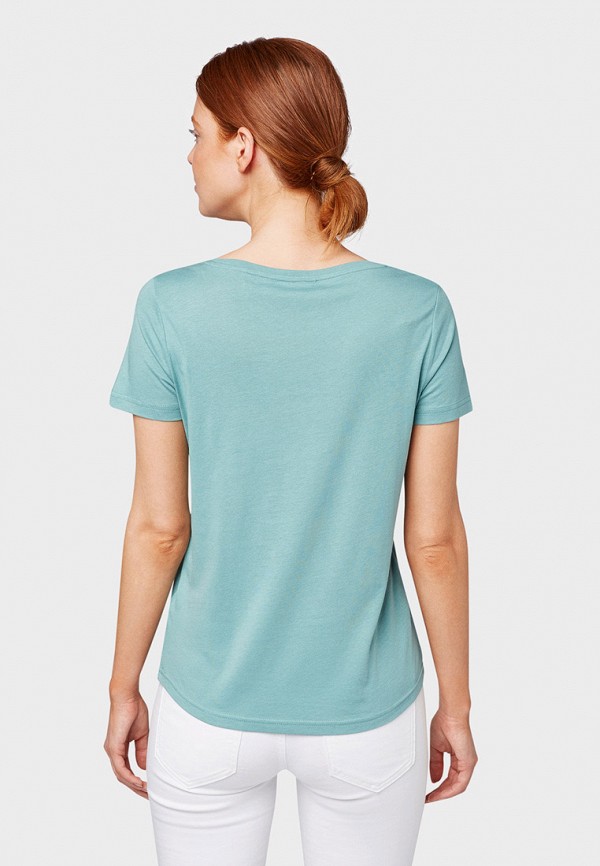 Футболка Tom Tailor, Бирюзовый, Tom Tailor TO172EWGCEK4 
Футболка Tom Tailor, Бирюзовый, Tom Tailor TO172EWGCEK4