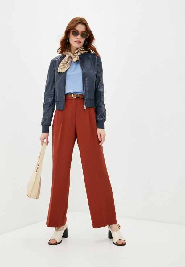 фото Куртка кожаная trussardi