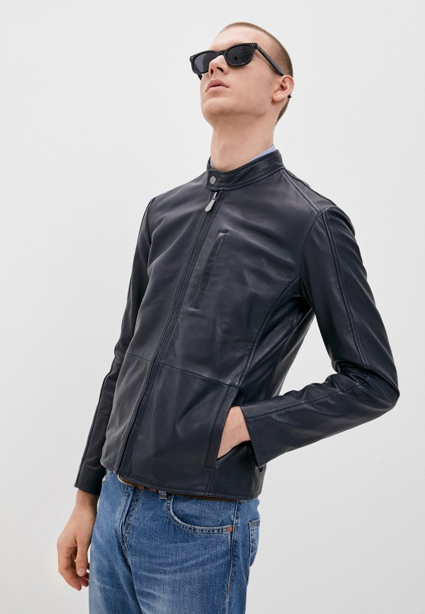 фото Куртка кожаная trussardi