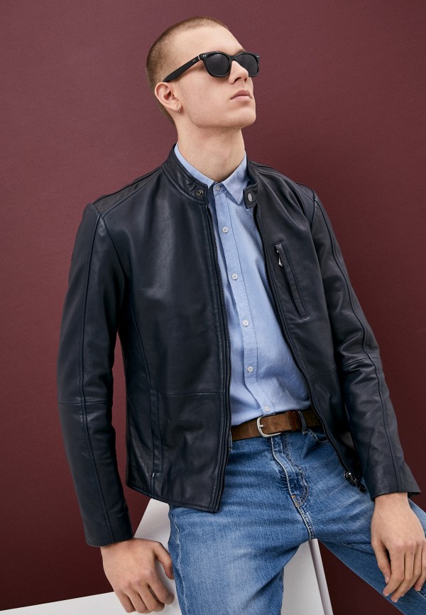фото Куртка кожаная trussardi