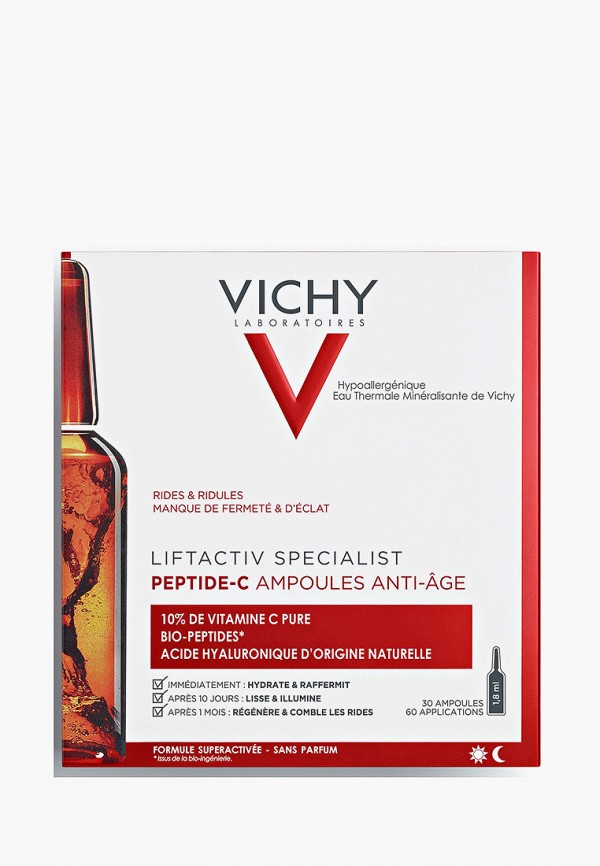 Сыворотка для лица Vichy, Прозрачный, LIFTACTIV Specialist Peptide-C, концентрированная антивозрастная, в ампулах, 30*1,8 мл
Сыворотка для лица Vichy, Прозрачный, LIFTACTIV Specialist Peptide-C, концентрированная антивозрастная, в ампулах, 30*1,8 мл