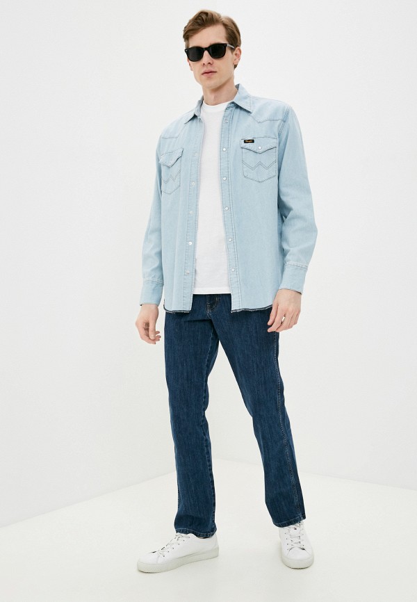 фото Рубашка джинсовая wrangler