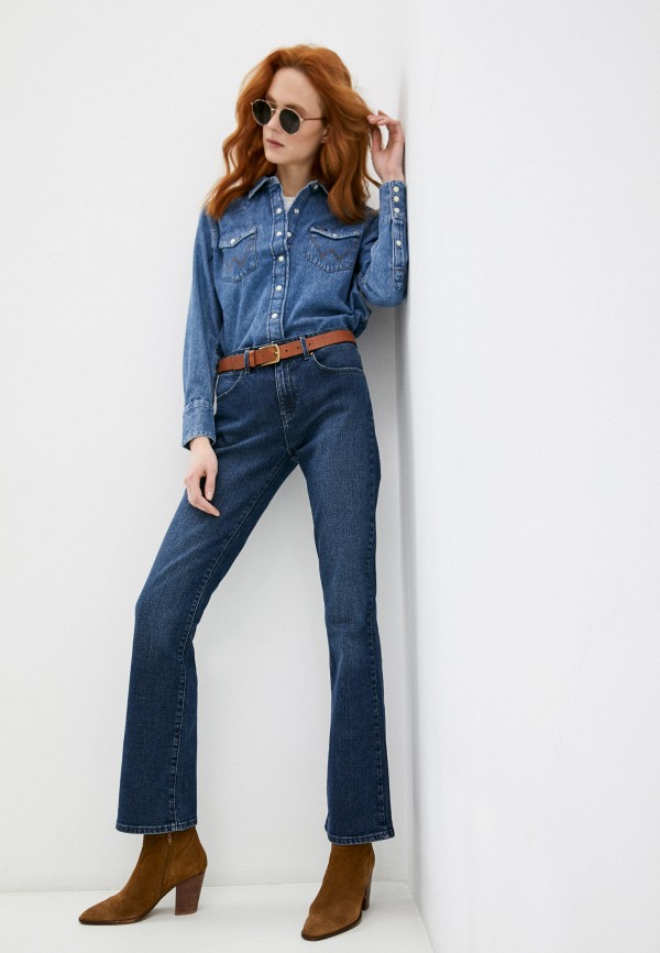 фото Рубашка джинсовая wrangler