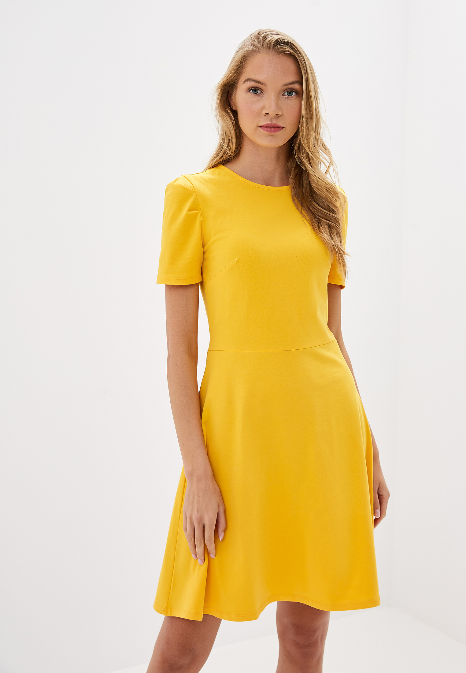 Женское Платье Желтого Цвета