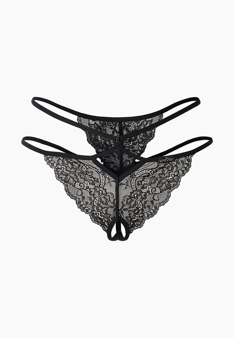 Трусики с доступом Erolanta Melissa, черные, 42-44 УТ-00004424XS/S - Erolanta - Трусики с доступом - Купить