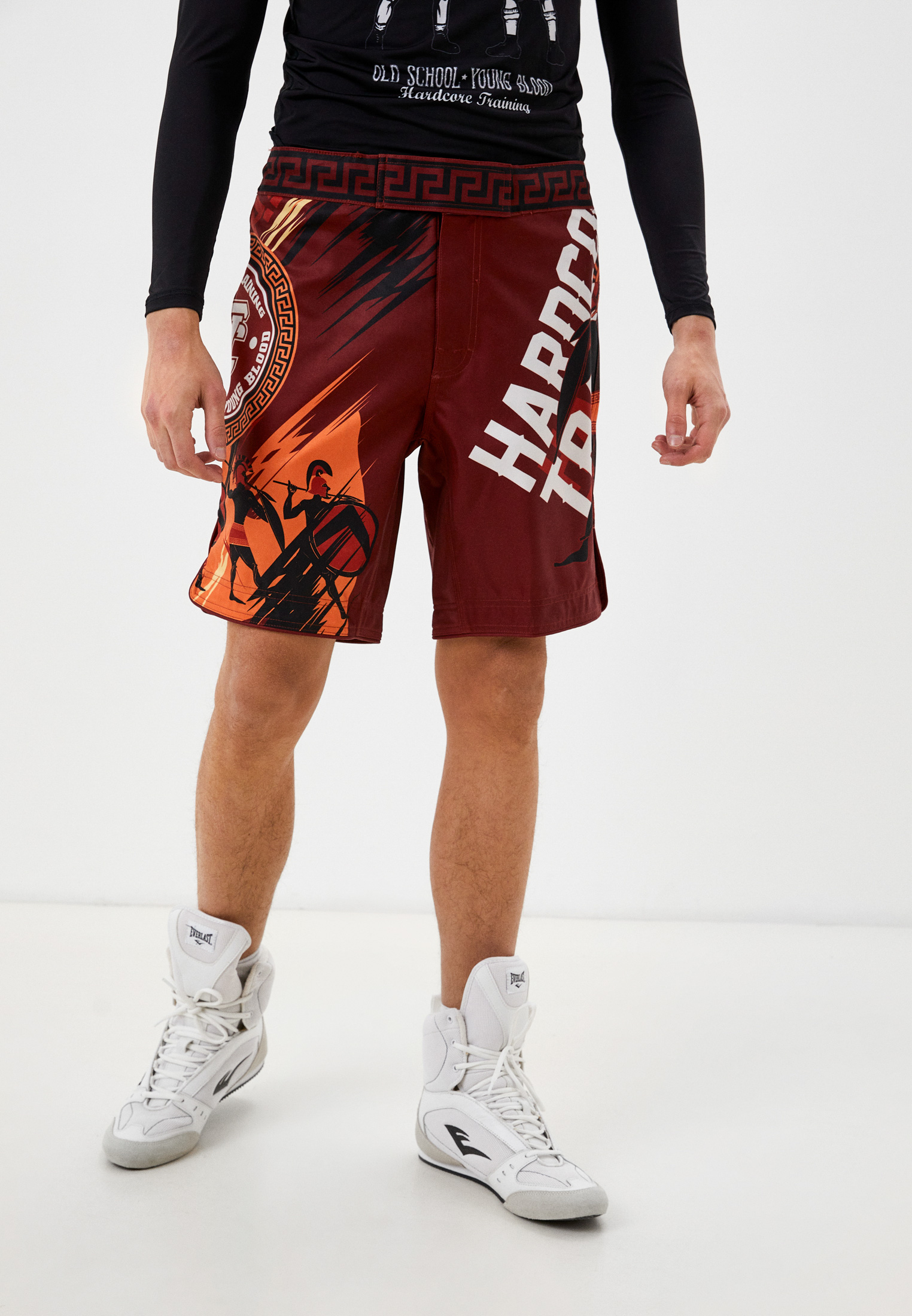 Hardcore Training Sparta Red Fightshorts Red