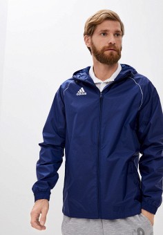 Ветровка, adidas, цвет: синий. Артикул: AD002EMAMAZ0. Одежда / Верхняя одежда / Легкие куртки и ветровки