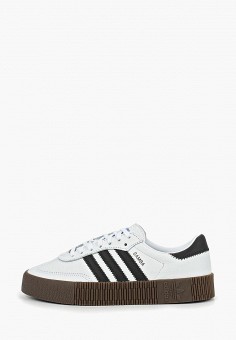 Кеды adidas Originals SAMBAROSE W, цвет: белый, AD093AWEDYG8 — купить в  интернет-магазине Lamoda